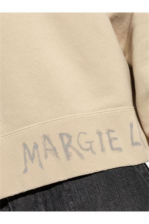 Felpa in cotone beige MAISON MARGIELA | S50GU0237M25019112